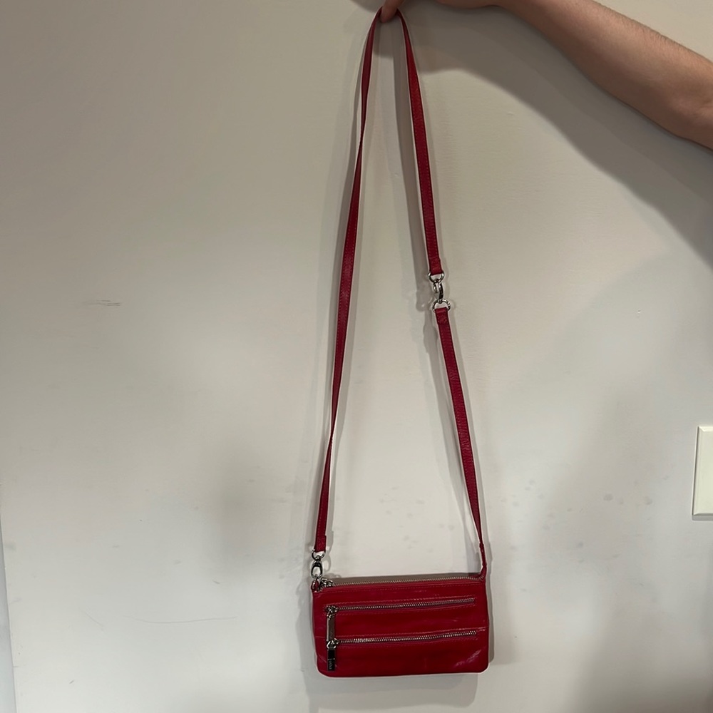 Hobo small crossbody red bag